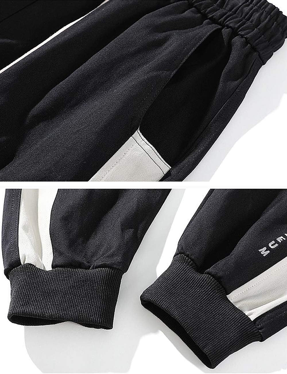 Men'S Punk Rock Street Harem Pants, Hip Hop Techwear Jogger Sport Pants