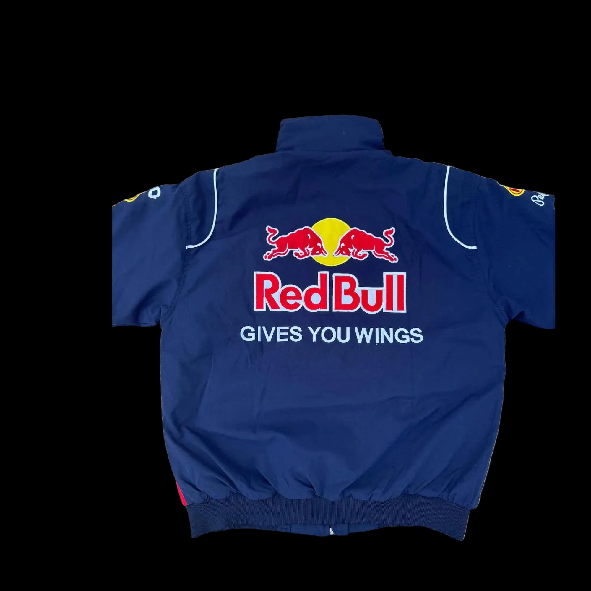 Red Bull Racing F1 Jacket Embroidered Zip-Up Street Wear Coat